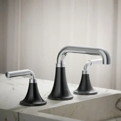 Widespread bathroom sink faucet, 1.2 gpm
