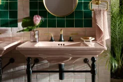 Widespread bathroom sink faucet, 1.2 gpm