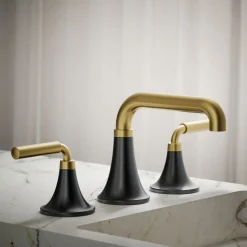 Widespread bathroom sink faucet, 1.2 gpm