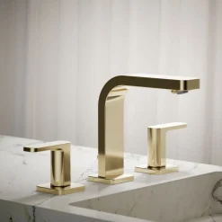 Widespread bathroom sink faucet, 1.0 gpm