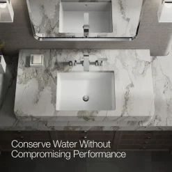 Widespread bathroom sink faucet, 1.0 gpm