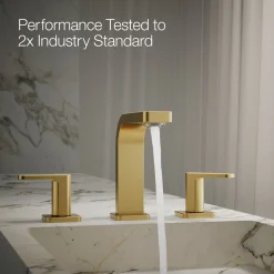 Widespread bathroom sink faucet, 1.0 gpm