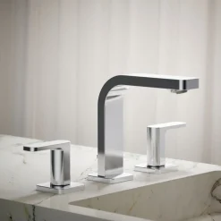 Widespread bathroom sink faucet, 1.0 gpm