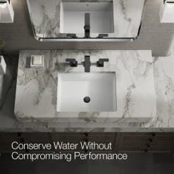 Widespread bathroom sink faucet, 1.2 gpm