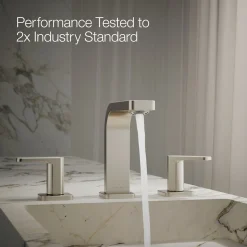 Widespread bathroom sink faucet, 1.2 gpm
