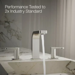 Widespread bathroom sink faucet, 1.2 gpm