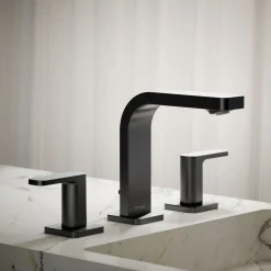 Widespread bathroom sink faucet, 1.2 gpm