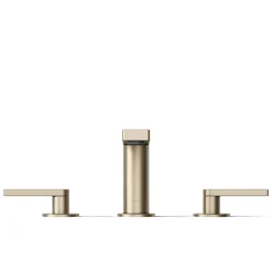 Widespread bathroom sink faucet with Lever handles, 1.2 gpm
