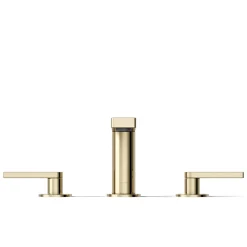 Widespread bathroom sink faucet with Lever handles, 1.2 gpm