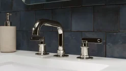 Widespread bathroom sink faucet, 1.2 gpm