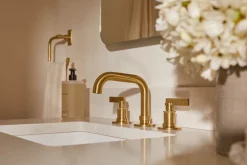 Widespread bathroom sink faucet, 1.2 gpm