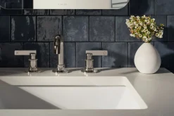 Widespread bathroom sink faucet, 1.2 gpm