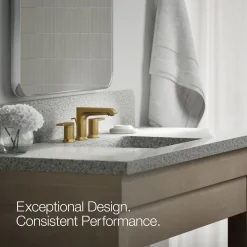 Widespread bathroom sink faucet, 1.2 gpm