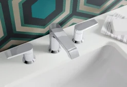 Widespread bathroom sink faucet, 1.2 gpm