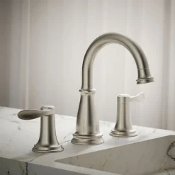 Widespread bathroom sink faucet, 1.2 gpm