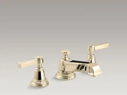 Widespread bathroom sink faucet with Lever handles, 1.2 gpm