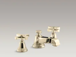 Widespread bathroom sink faucet with Cross handles, 1.2 gpm