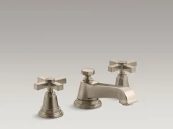 Widespread bathroom sink faucet with Cross handles, 1.2 gpm