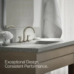 Widespread bathroom sink faucet, 1.2 gpm
