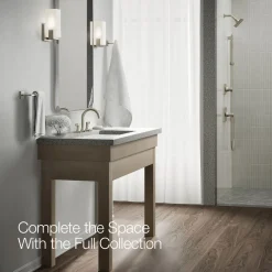 Widespread bathroom sink faucet, 1.2 gpm