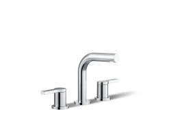 Widespread bathroom sink faucet, 1.2 gpm