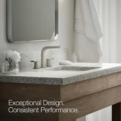 Widespread bathroom sink faucet, 1.2 gpm