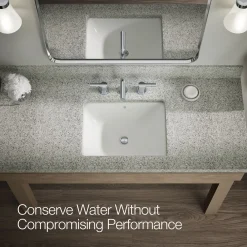 Widespread bathroom sink faucet, 1.2 gpm