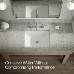 Widespread bathroom sink faucet, 1.2 gpm