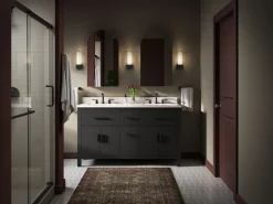 Widespread bathroom sink faucet, 1.2 gpm