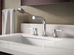 Widespread bathroom sink faucet, 1.2 gpm