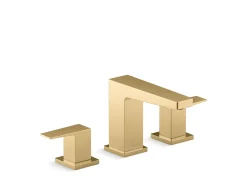 Widespread bathroom sink faucet, 0.5 gpm