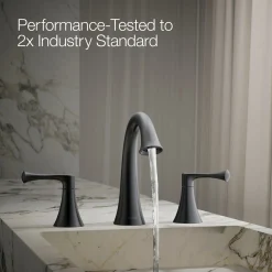Widespread bathroom sink faucet, 1.2 gpm