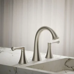 Widespread bathroom sink faucet, 1.2 gpm