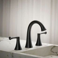 Widespread bathroom sink faucet, 1.2 gpm
