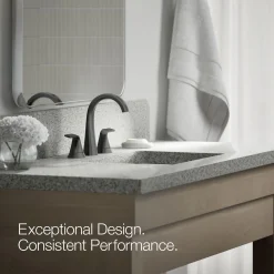 Widespread bathroom sink faucet, 1.2 gpm