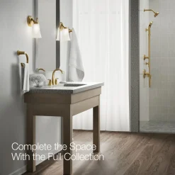 Widespread bathroom sink faucet, 1.2 gpm