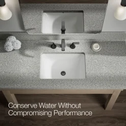 Widespread bathroom sink faucet, 1.2 gpm