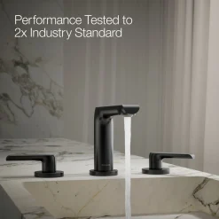 Widespread bathroom sink faucet, 1.2 gpm