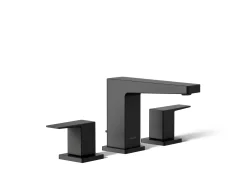 Widespread bathroom sink faucet, 0.5 gpm
