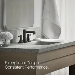 Widespread bathroom sink faucet, 1.2 gpm