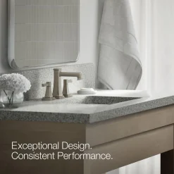 Widespread bathroom sink faucet, 1.2 gpm
