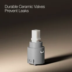 Widespread bathroom sink faucet, 1.2 gpm