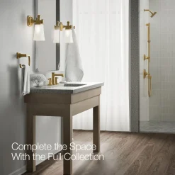 Widespread bathroom sink faucet, 1.2 gpm