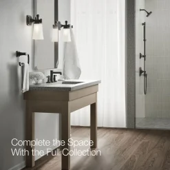 Widespread bathroom sink faucet, 1.2 gpm