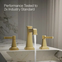 Widespread bathroom sink faucet, 1.2 gpm