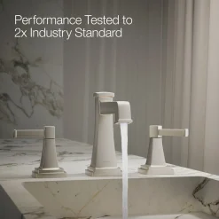 Widespread bathroom sink faucet, 1.2 gpm