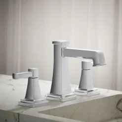 Widespread bathroom sink faucet, 1.2 gpm