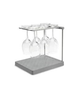 Wine glass drying rack