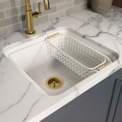 Wire sink basket for Audrine kitchen sink