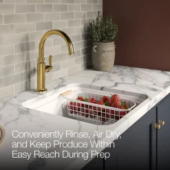 Wire sink basket for Audrine kitchen sink